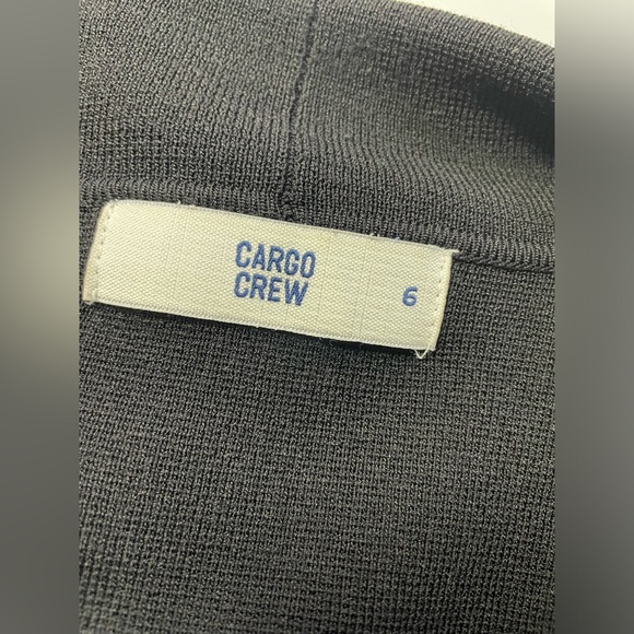 CARGO CREW Women's Open Cardigan Black Long Sleeves SIZE 6 - Picture 15 of 17